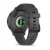 Viedpulkstenis GARMIN Venu 3S — 41 mm pelēks polimēra korpuss, 1,2 collu AMOLED, 10 dienu akumulators, 5 ATM