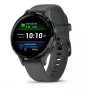 Viedpulkstenis GARMIN Venu 3S — 41 mm pelēks polimēra korpuss, 1,2 collu AMOLED, 10 dienu akumulators, 5 ATM