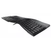 Vadu ergonomiska pilnizmēra tastatūra Cherry KC 4500 ERGO Melna USB QWERTY UK 109 taustiņi izliekts izkārtojums plaukstu balsts 1,8 m kabelis