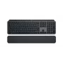 LOGITECH Mx Keys S Klaviatūra ar plaukstas balstu, grafīta krāsa, QWERTZ, Šveices