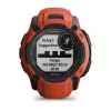 Viedpulkstenis GARMIN Instinct 2X Solar — sporta pulkstenis, 50 mm polimēra korpuss, saules uzlāde, GPS (GPS/GLONASS/Galileo), 10 ATM, silikona siksniņa