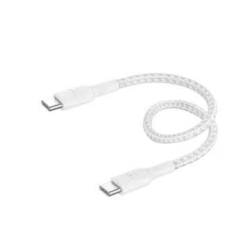 BELKIN Boost Charge USB-C uz USB-C kabelis 0,15 m balts