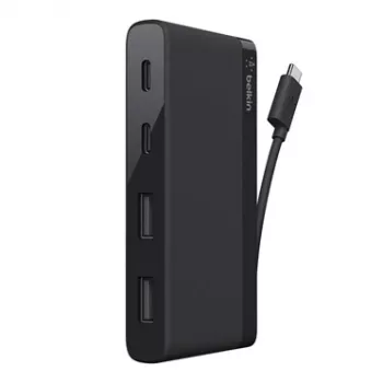 BELKIN USB-c 4-portu mini centrmezgls (2x Type-c un 2x USB-a 3.1)