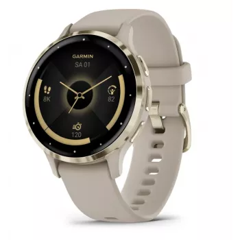 GARMIN INTERNATIONAL Venu 3S - 41mm - viedpulkstenis ar siksnu - franču - pelēks