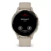GARMIN INTERNATIONAL Venu 3S - 41mm - viedpulkstenis ar siksnu - franču - pelēks