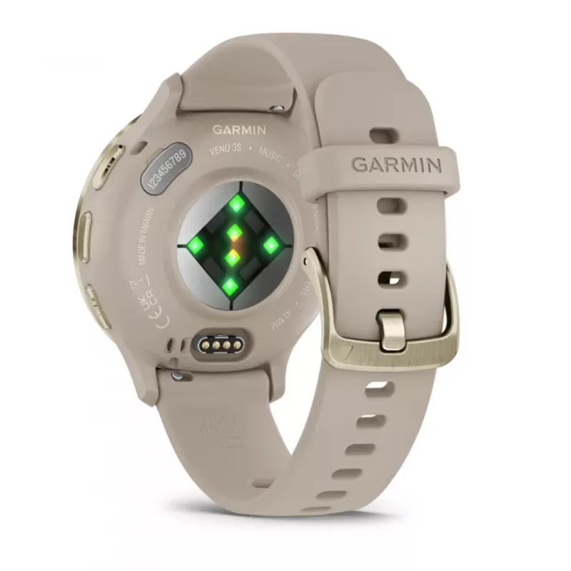 GARMIN INTERNATIONAL Venu 3S - 41mm - viedpulkstenis ar siksnu - franču - pelēks