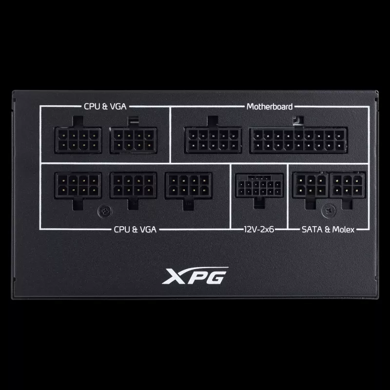 XPG COREREACTOR II VE 850W Barošanas bloks, 850 W, 100 - 240 V, 47 - 63 Hz, 12 A, 20 A, 70.8 A