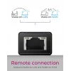ICY BOX IB-HUB1419-LAN USB 3.2 Gen 1 (3.1 Gen 1) Type-A Melns