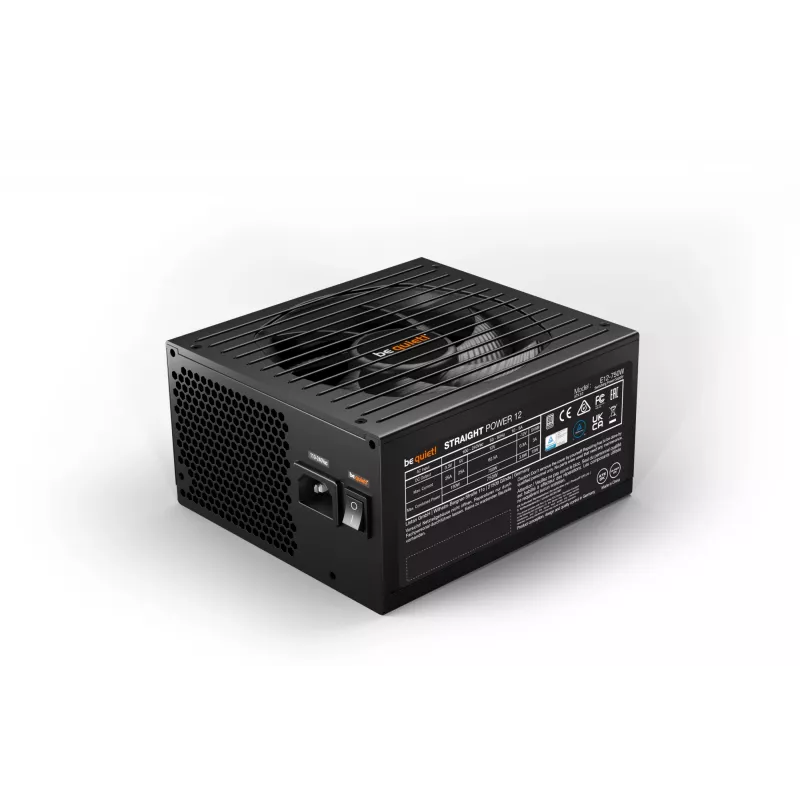 be quiet Straight Power 12 barošanas bloks 750 W 20+4 kontaktu ATX ATX Melns