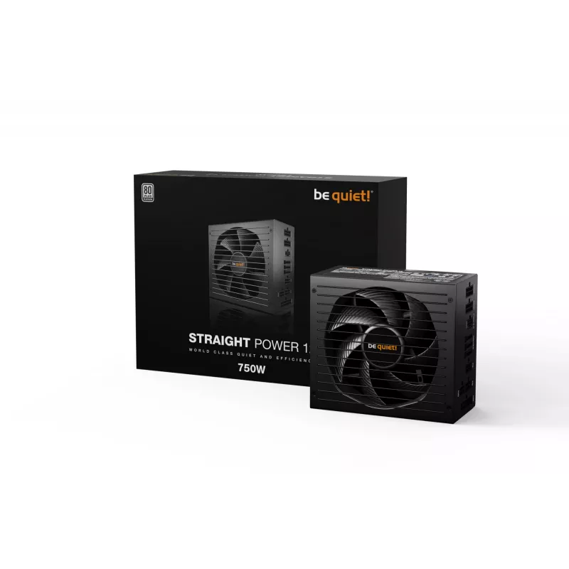 be quiet Straight Power 12 barošanas bloks 750 W 20+4 kontaktu ATX ATX Melns