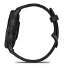 GARMIN INTERNATIONAL Venu 3 - Slate nerūsējošā tērauda rāmis ar melnu korpusu un silikona siksniņu - 45 mm