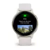 Viedpulkstenis GARMIN Vivoactive 5 — sporta pulkstenis, 42 mm alumīnija/polimēra korpuss, AMOLED 1,2 collas, GPS/GLONASS/Galileo, HR un SpO2, 5 ATM, 11 dienu akumulators