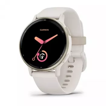 Viedpulkstenis GARMIN Vivoactive 5 — sporta pulkstenis, 42 mm alumīnija/polimēra korpuss, AMOLED 1,2 collas, GPS/GLONASS/Galileo, HR un SpO2, 5 ATM, 11 dienu akumulators