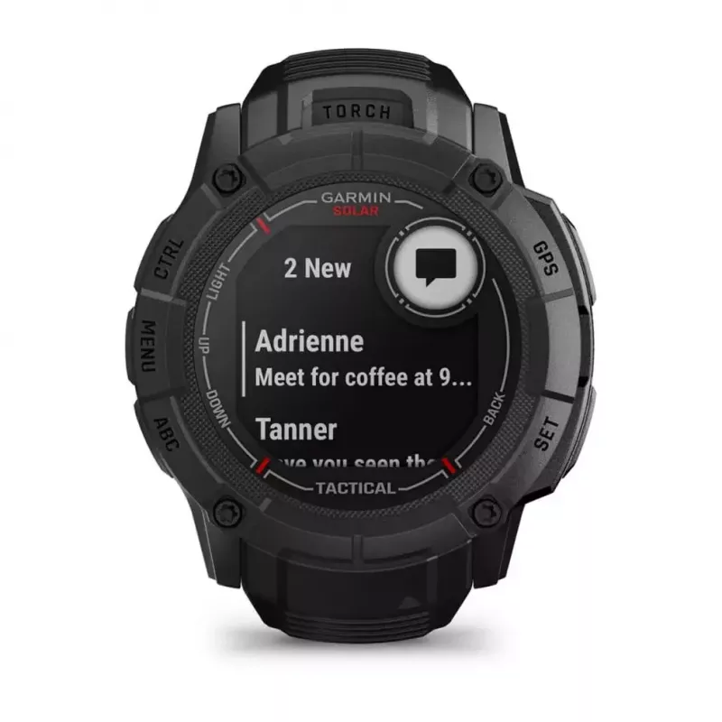 Garmin Instinct 2X Solar Tactical Edition viedpulkstenis, 50 mm, melns