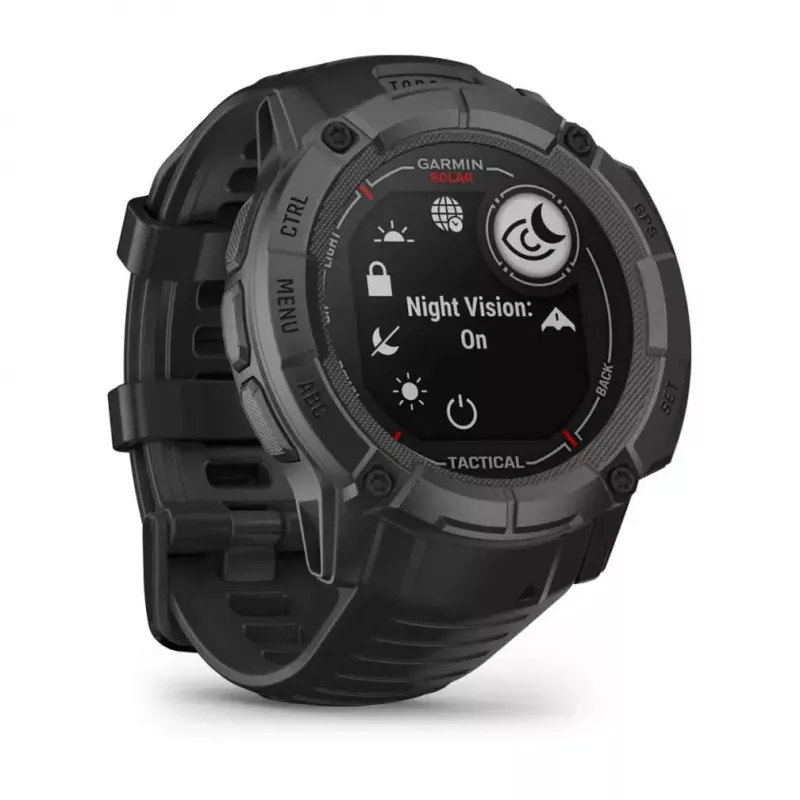 Garmin Instinct 2X Solar Tactical Edition viedpulkstenis, 50 mm, melns