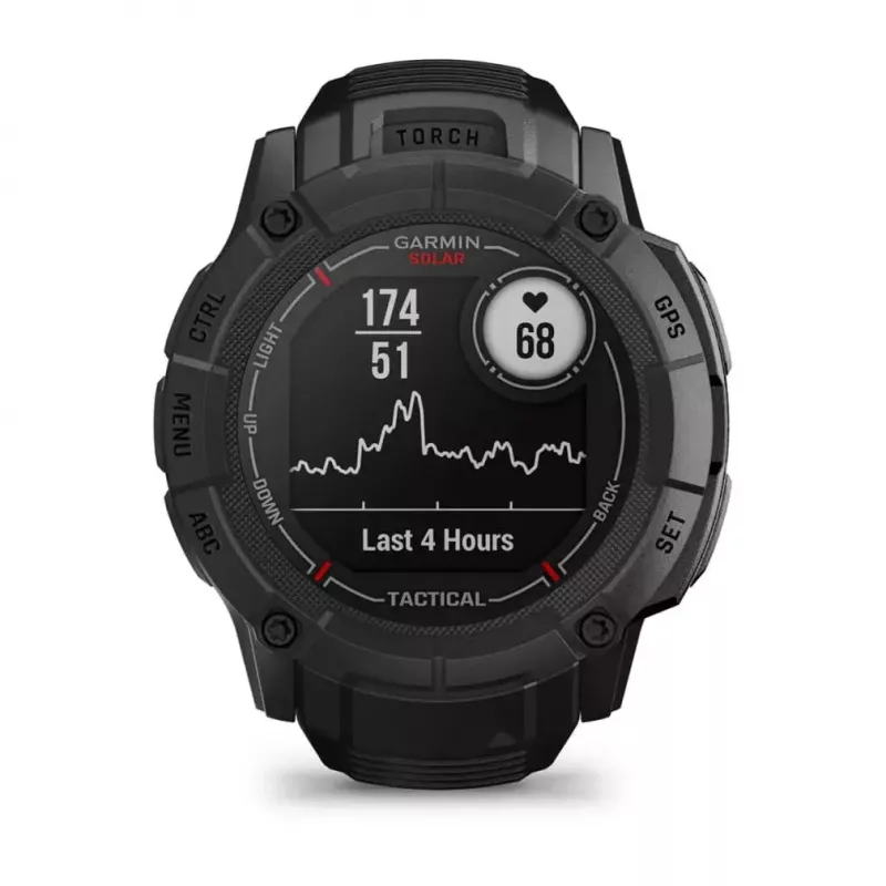 Garmin Instinct 2X Solar Tactical Edition viedpulkstenis, 50 mm, melns