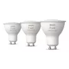 Philips Hue White and colour ambience GU10 – viedais prožektors – (3 iepakojumā)