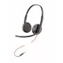 HP Poly Blackwire C3225 Top, vadu, birojam/zvanu centram, 87 g, austiņas, melna