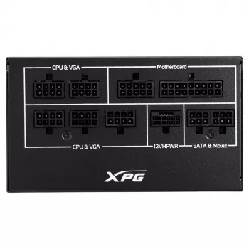 XPG COREREACTOR II 850W Barošanas bloks, 850 W, 100 - 240 V, 47 - 63 Hz, 12 A, 22 A, 62,5 A