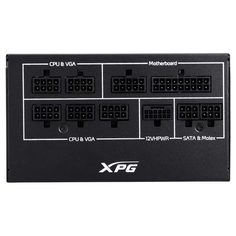 XPG COREREACTOR II 850W Barošanas bloks, 850 W, 100 - 240 V, 47 - 63 Hz, 12 A, 22 A, 62,5 A