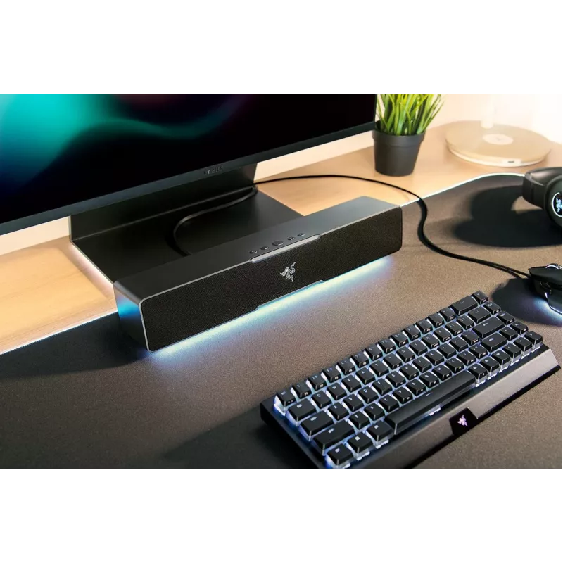 RAZER Leviathan V2 X - Datora spēļu skaņas josla - melna