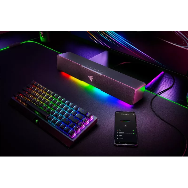 RAZER Leviathan V2 X - Datora spēļu skaņas josla - melna