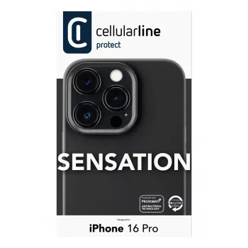 Cellularline Sensation - iPhone 16 Pro Soft-touch silikona maciņš