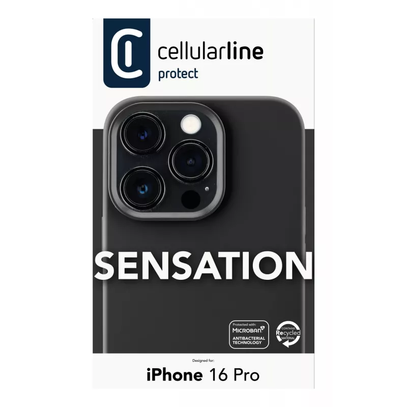 Cellularline Sensation - iPhone 16 Pro Soft-touch silikona maciņš