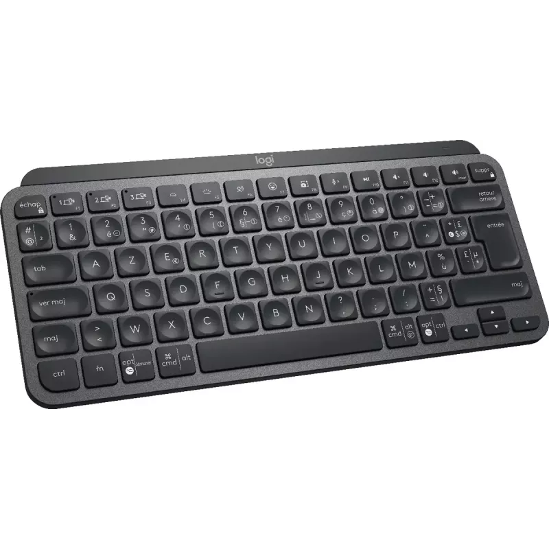 LOGITECH MX Keys Mini Illuminēta tastatūra - Bezvadu Bluetooth - Grafīta - Azerty Franču