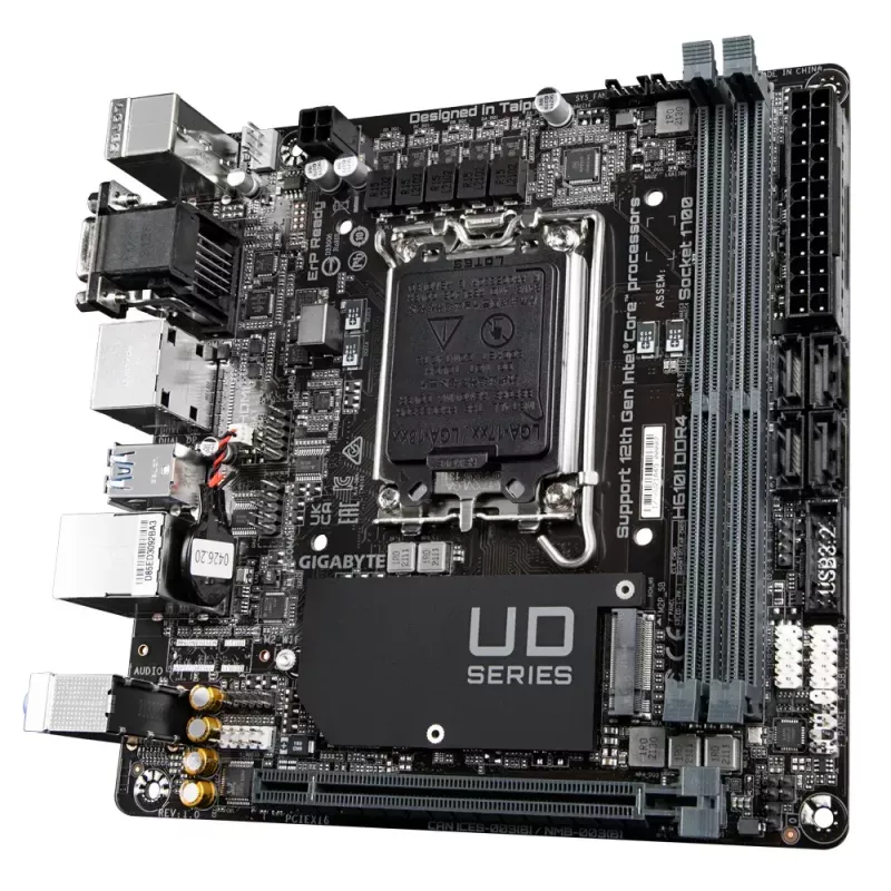Mātesplate GIGABYTE H610I DDR4, Intel LGA 1700, Mini-ITX