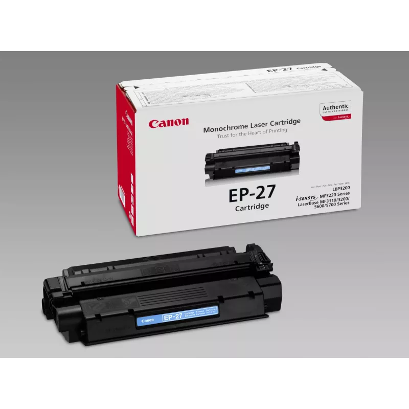 Canon EP-27 tonera kārtridžs 1 gab. Oriģināls Melns