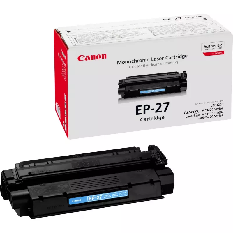 Canon EP-27 tonera kārtridžs 1 gab. Oriģināls Melns