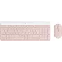 LOGITECH Slim Wireless Keyboard And Mouse Combo Mk470 - Rose Qwerty Us/int'l