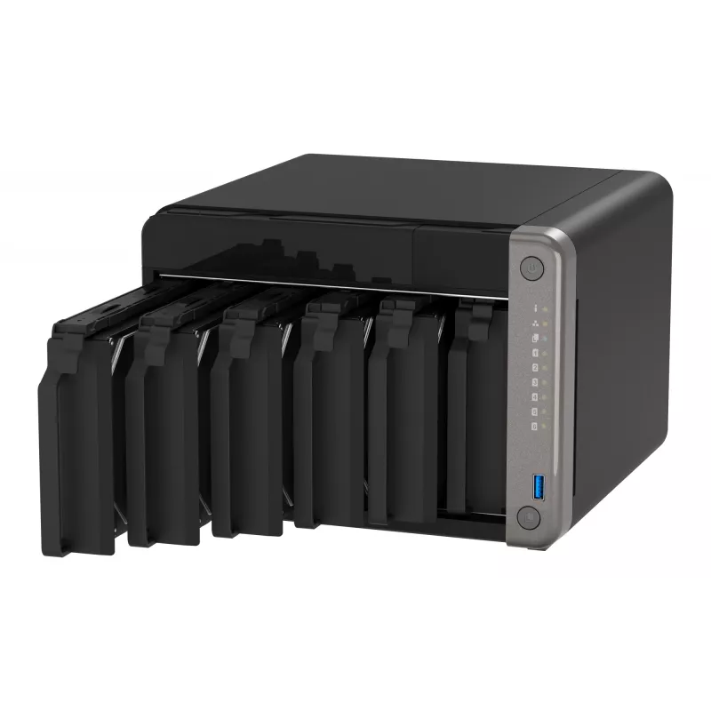 QNAP TS-AI642-8G NAS/storage server Tower ARM Cortex-A76 8 GB Black