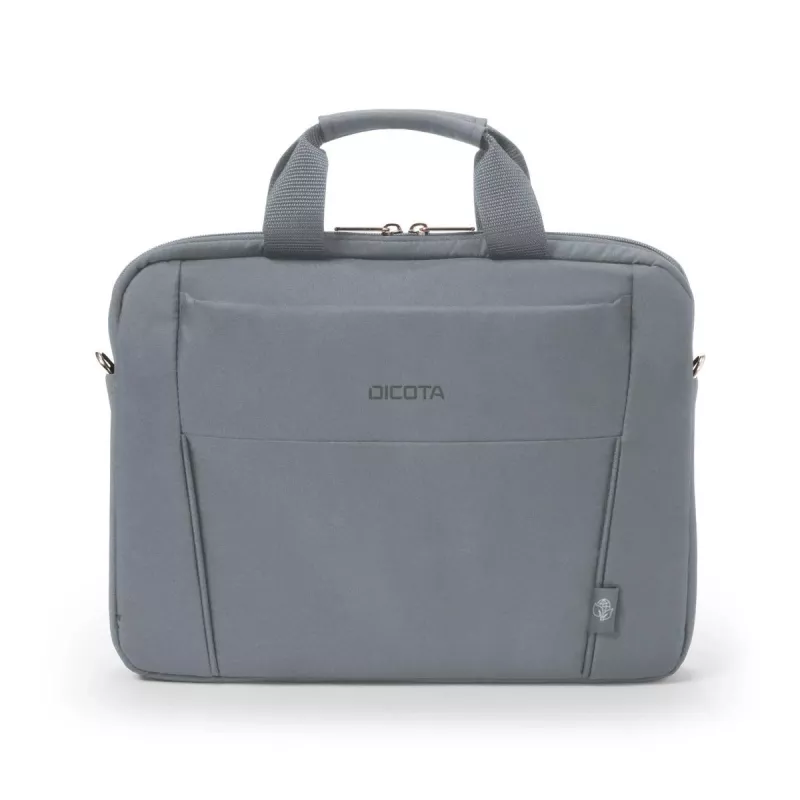 DICOTA Eco plāns Case Base - 11-12.5 collu klēpjdatora soma - Pelēka / 300d Rpet Poliesters