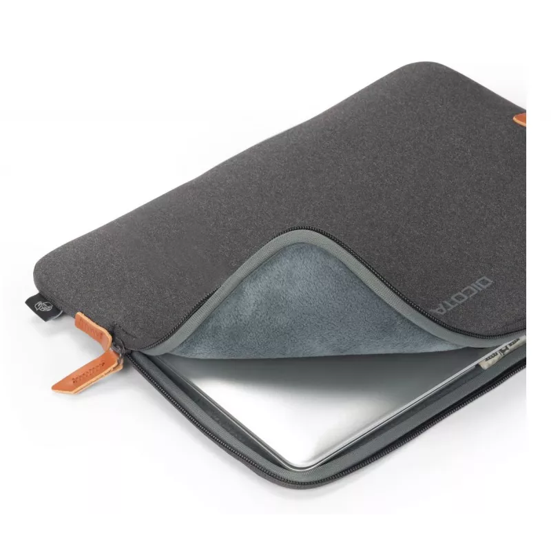 DICOTA Skin Urban Antracīts - 16 collu MacBook uzmava - Antracīts / pārstrādāta poliestera neoprēna audums