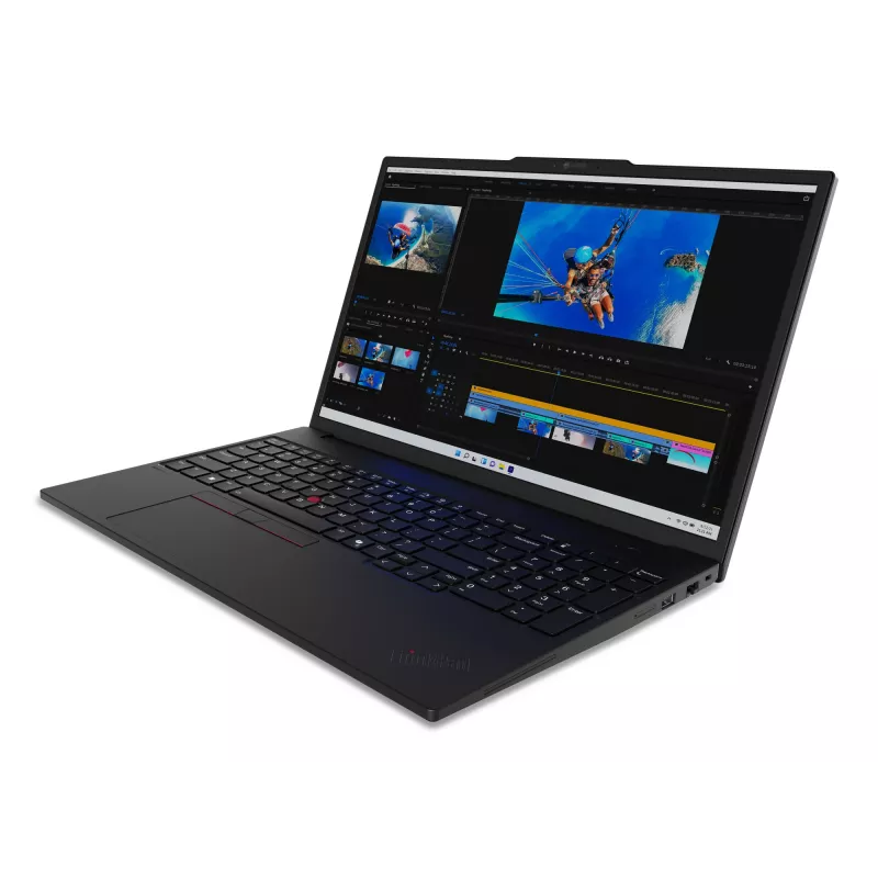 Lenovo ThinkPad P16s Gen 3 (Intel) Intel Core Ultra 7 155H mobilā darbstacija 40,6 cm (16 collu) WUXGA 32 GB DDR5-SDRAM 1 TB SSD Wi-Fi 6E (802.11ax) Windows 11 Pro German Melns