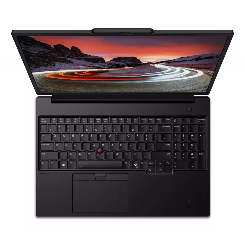 Lenovo ThinkPad P16s Gen 3 (Intel) Intel Core Ultra 7 155H mobilā darbstacija 40,6 cm (16 collu) WUXGA 32 GB DDR5-SDRAM 1 TB SSD Wi-Fi 6E (802.11ax) Windows 11 Pro German Melns