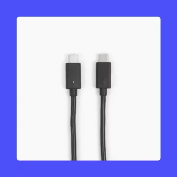 Owl Labs USB C vīrišķais–USB C vīrišķais kabelis ierīcei Meeting Owl 3 (16 pēdas / 4,87 m) USB kabelis, melns