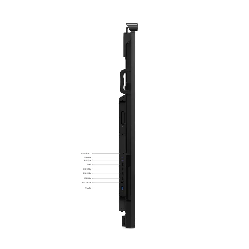 Lenovo ThinkVision T75 datora monitors 190,5 cm (75 colli) 3840 x 2160 pikseļi 4K Ultra HD LED Skārienjūtīgs Melns