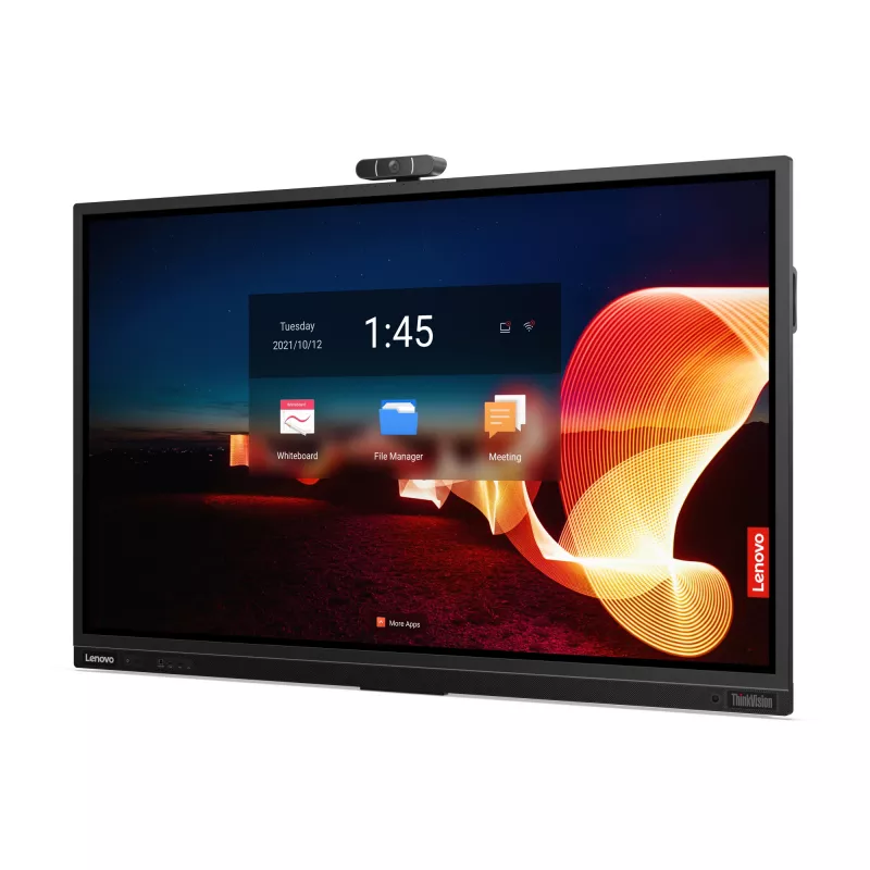 Lenovo ThinkVision T75 datora monitors 190,5 cm (75 colli) 3840 x 2160 pikseļi 4K Ultra HD LED Skārienjūtīgs Melns