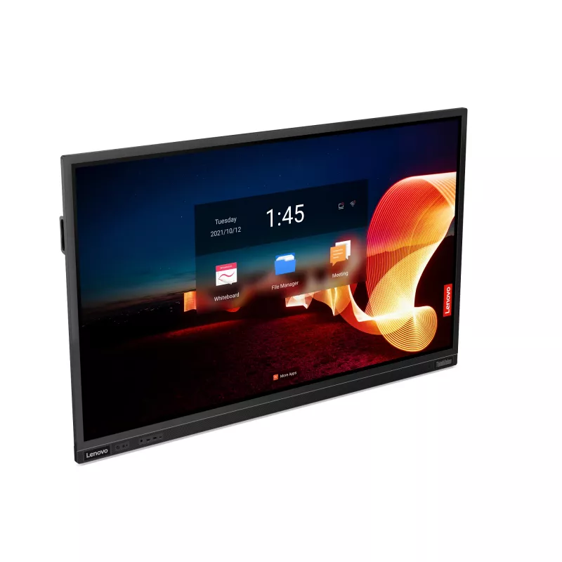 Lenovo ThinkVision T75 datora monitors 190,5 cm (75 colli) 3840 x 2160 pikseļi 4K Ultra HD LED Skārienjūtīgs Melns