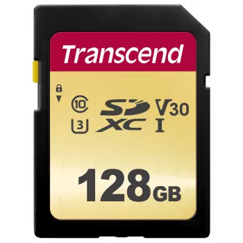 Zibatmiņa Transcend 128 GB SDXC UHS-I 500S