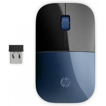 HP Z3700 Blue bezvadu pele, abpusēja, optiska, RF bezvadu, 1200 DPI, zila