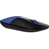 HP Z3700 Blue bezvadu pele, abpusēja, optiska, RF bezvadu, 1200 DPI, zila