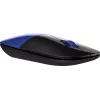 HP Z3700 Blue bezvadu pele, abpusēja, optiska, RF bezvadu, 1200 DPI, zila