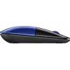 HP Z3700 Blue bezvadu pele, abpusēja, optiska, RF bezvadu, 1200 DPI, zila