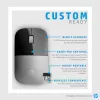 HP Z3700 Blue bezvadu pele, abpusēja, optiska, RF bezvadu, 1200 DPI, zila