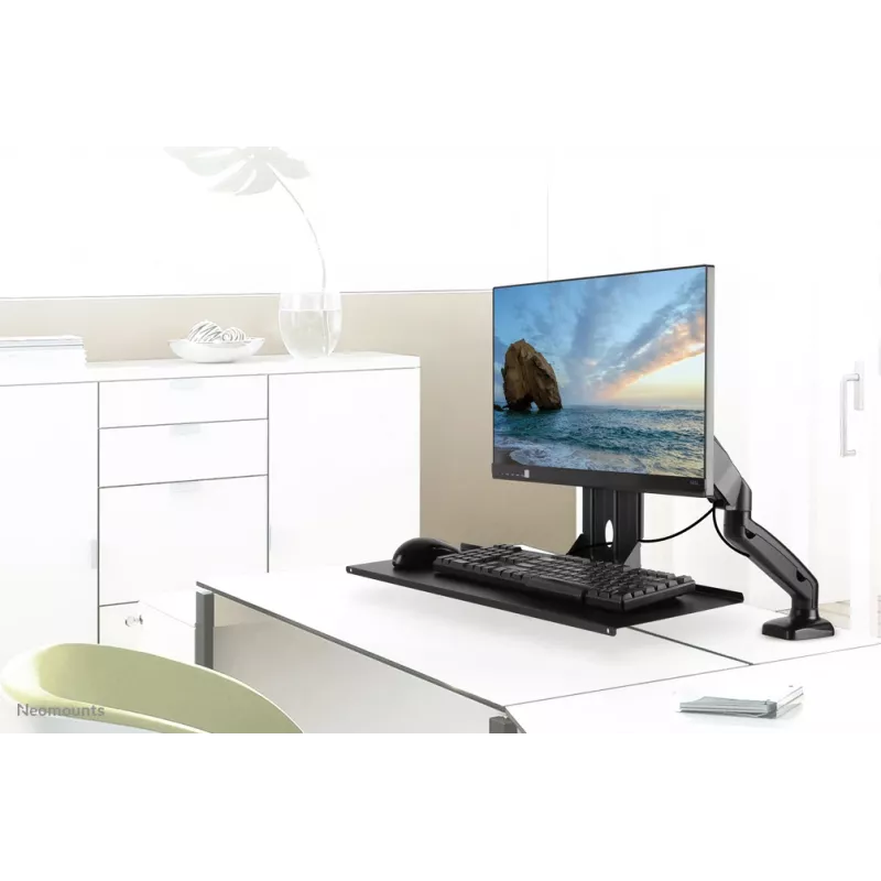 Neomounts KEYB-V200Melns tastatūras/peles plaukts VESA montāžai - platums 65 cm