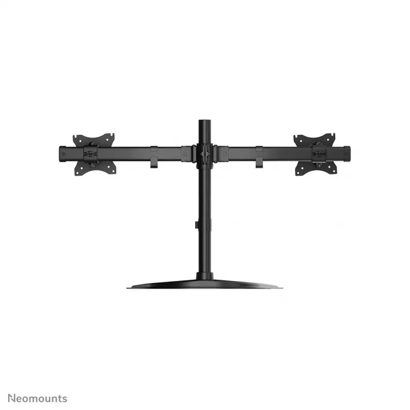 Neomounts NM-D335DBLACK Monitora statīvs 10-27 collas, Skava/Brīvstāvošs/Caurums, 8 kg, 25,4 cm (10 collas), 68,6 cm (27 collas), 100 x 100 mm, Melns